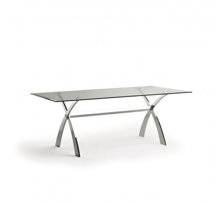 MESA COMEDOR MODELO 18 CRISTAL TEMPLADO 200X106