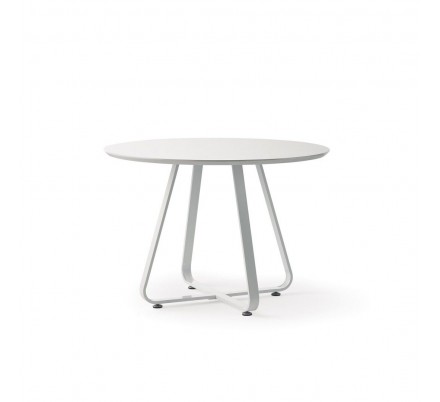 MESA COMEDOR REDONDA MODELO 13 BLANCA 100X75