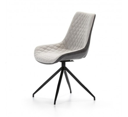 Silla Comedor Giratoria Ecopiel Marrón