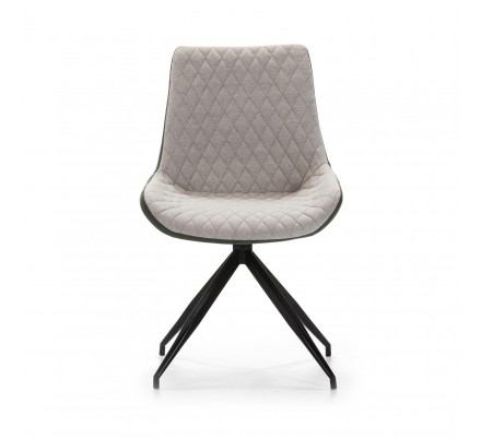Silla Comedor Giratoria Ecopiel Marrón