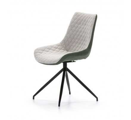 Silla Comedor Giratoria Ecopiel Marrón