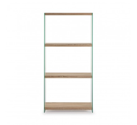 ESTANTERÍA SIDNEY SH-165 CRISTAL COLOR ROBLE