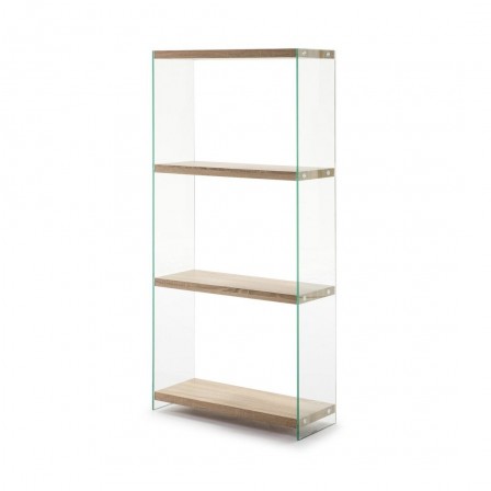 ESTANTERÍA SIDNEY SH-165 CRISTAL COLOR ROBLE