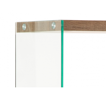ESTANTERÍA SIDNEY SH-125 CRISTAL COLOR ROBLE