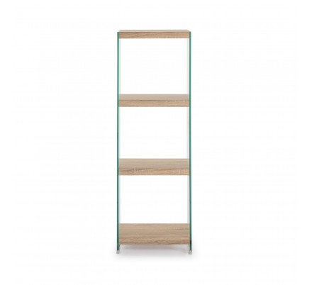 ESTANTERÍA SIDNEY SH-125 CRISTAL COLOR ROBLE