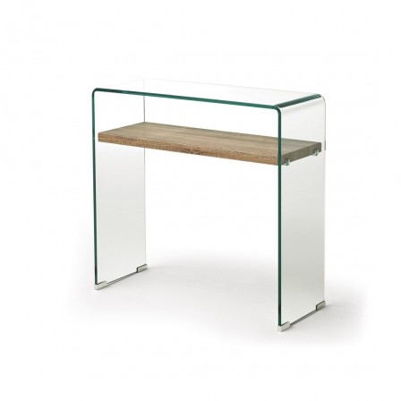 CONSOLA SIDNEY CON-11 CRISTAL COLOR ROBLE