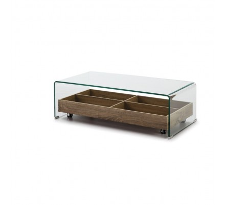 MESA CENTRO SIDNEY CT-227 CRISTAL COLOR ROBLE