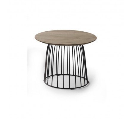 MESA DE CENTRO INDUSTRIAL MODELO 906M ROBLE-ACERO